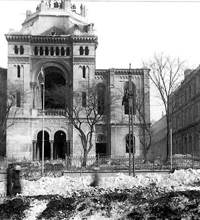 The Great Synagogue of Łódź in 1939