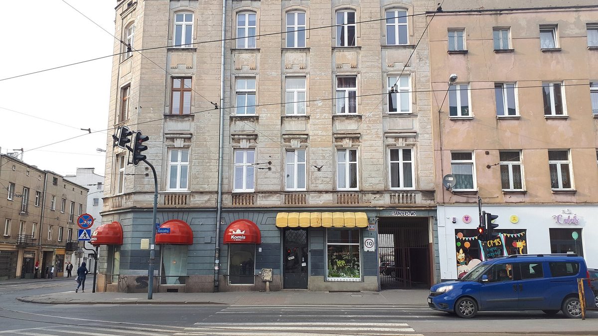 Old tenements in Bałuty in 2019